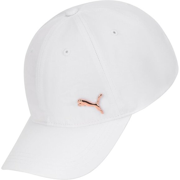Puma Women\'s White Gold Imported Polyester Evercat Opal Adjustable Cap